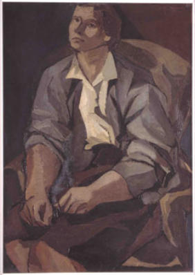 Ernesto Treccani, "Ritratto di Carla", 1940-41