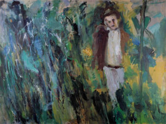 "L'ape regina", 1967-68, olio, 179x134