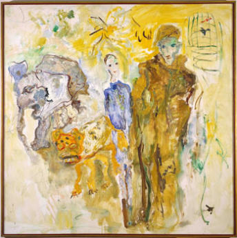 "L'amore gentile", 1972-73, olio, 149x149