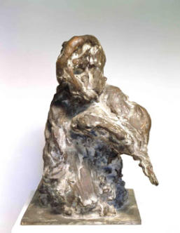 "Violinista", 1982, bronzo, h. 69